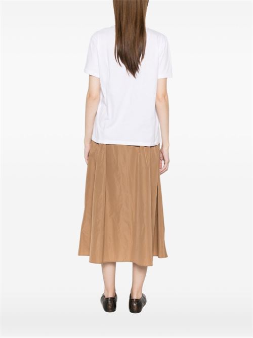 T-shirt donna Emme Marella bianca e rosa con stampa EMME Marella | RACCONTO002